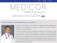 Tablet Screenshot of medicormedicalgroup.com